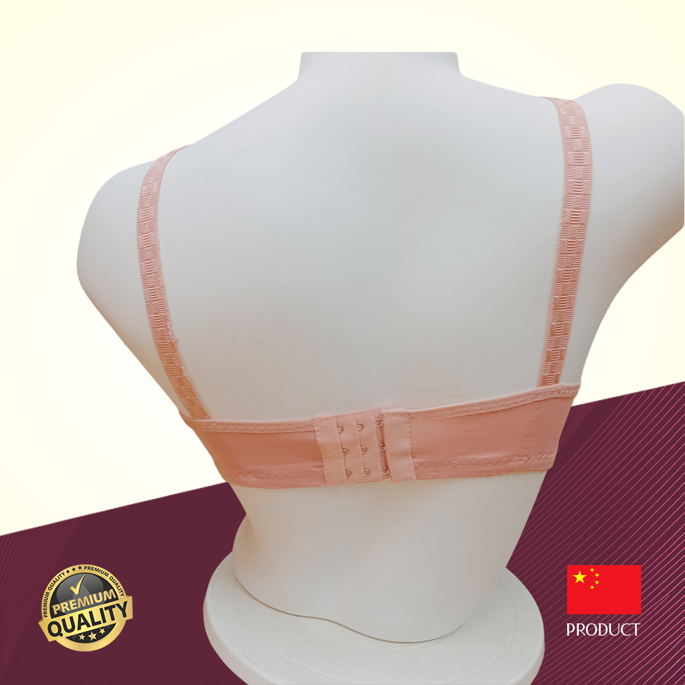 Floral Chinese Foam Padded Pushup Bra